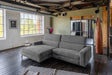 KAWOLA Sofa LAISKA Ecksofa Cord grau, Links