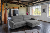 KAWOLA Sofa LAISKA Ecksofa Cord grau, Rechts