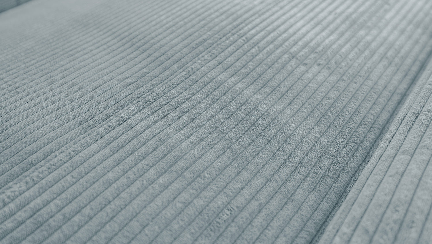 KAWOLA Sofa LAISKA Ecksofa Cord hellblau