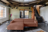 KAWOLA Sofa LAISKA Ecksofa Cord rost