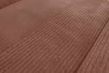 KAWOLA Sofa LAISKA Ecksofa Cord rost