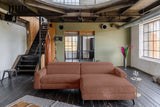 KAWOLA Sofa LAISKA Ecksofa Cord rost
