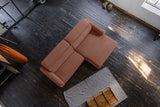 KAWOLA Sofa LAISKA Ecksofa Cord rost