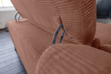KAWOLA Sofa LAISKA Ecksofa Cord rost