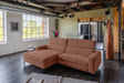 KAWOLA Sofa LAISKA Ecksofa Cord rost, Links