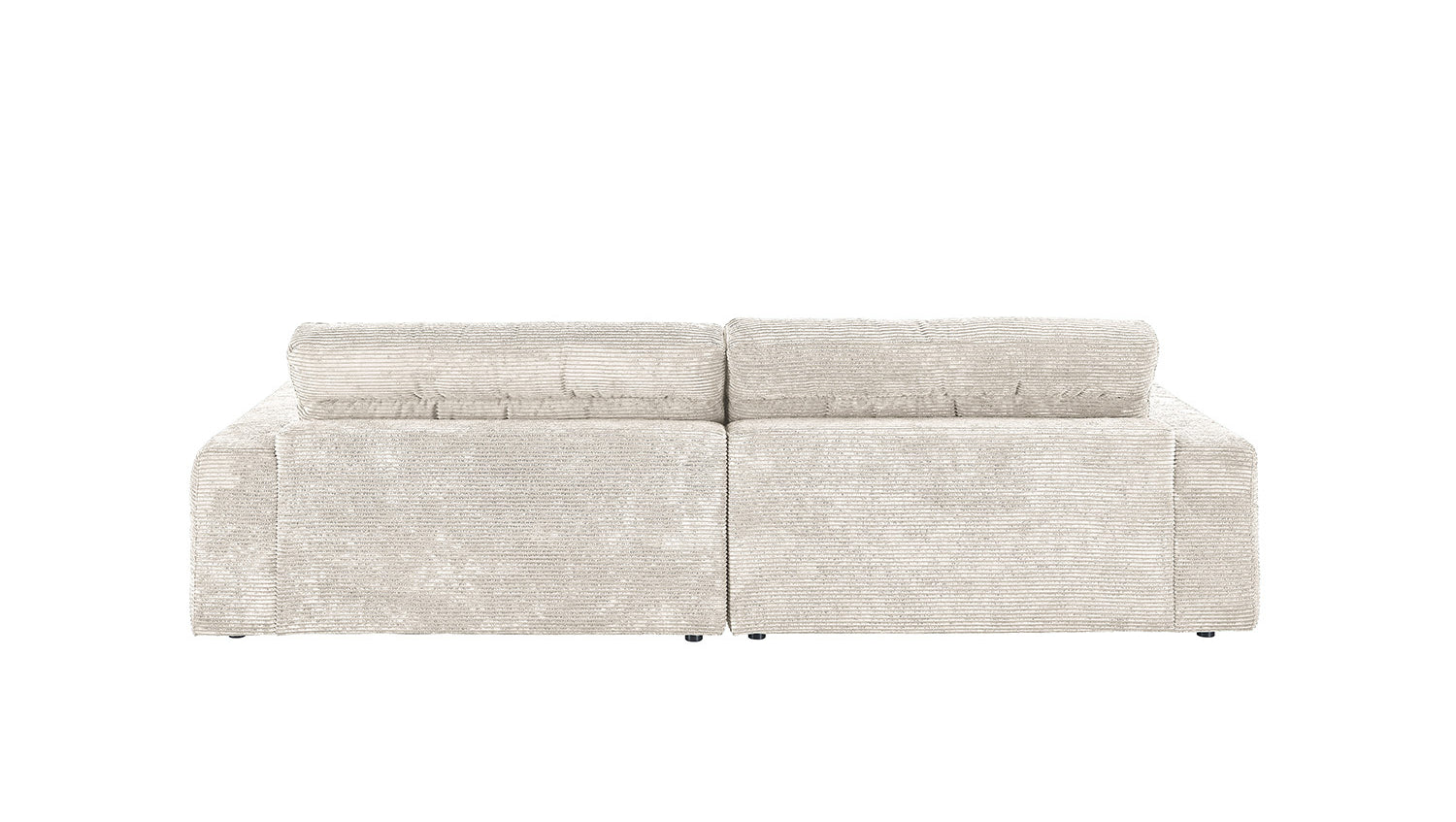 KAWOLA Sofa LANA Ecksofa Cord cremeweiß