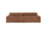 KAWOLA Sofa LANA Ecksofa Cord rost