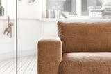 KAWOLA Sofa MADELINE 2-Sitzer Cord rost