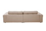 KAWOLA Sofa MIKA Ecksofa Cord taupe