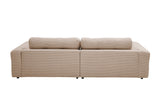 KAWOLA Sofa MIKA Ecksofa Cord taupe