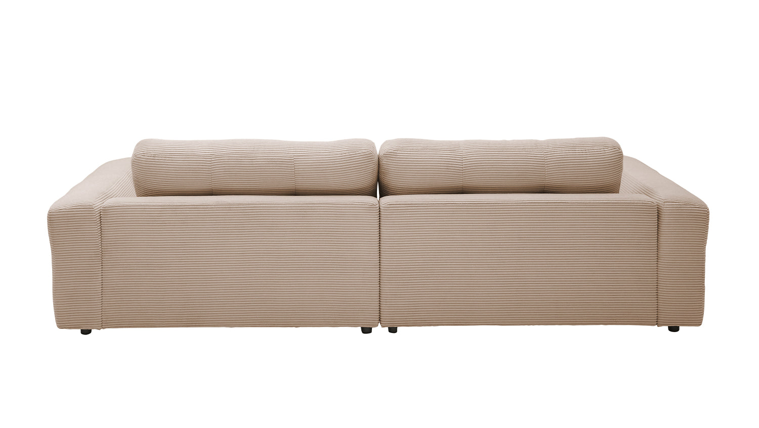 KAWOLA Sofa MIKA Ecksofa Cord taupe