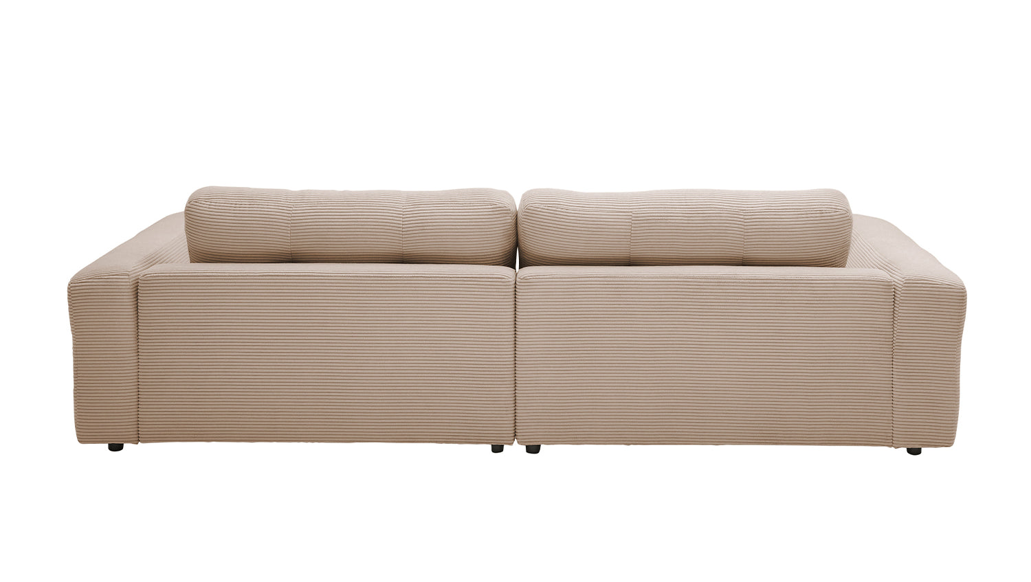 KAWOLA Sofa MIKA Ecksofa Cord taupe