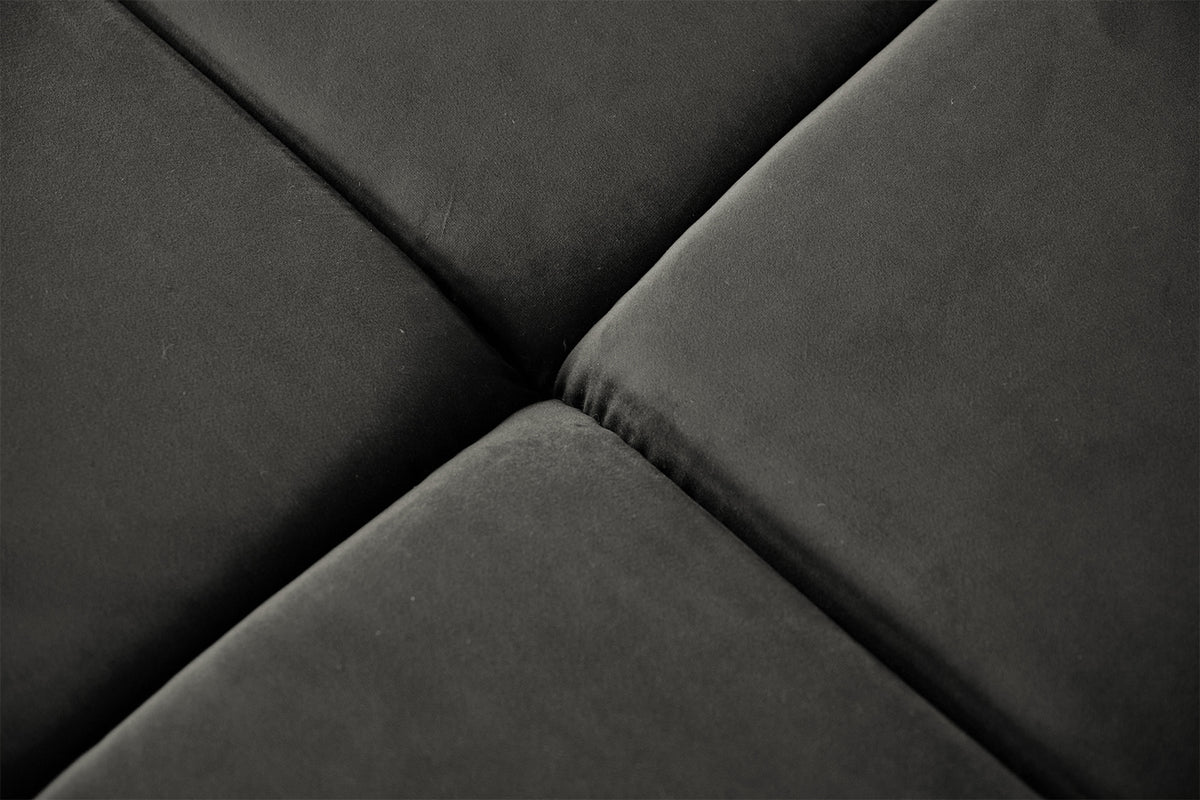KAWOLA Sofa NEVADA Ecksofa Velvet grau