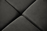 KAWOLA Sofa NEVADA Ecksofa Velvet grau