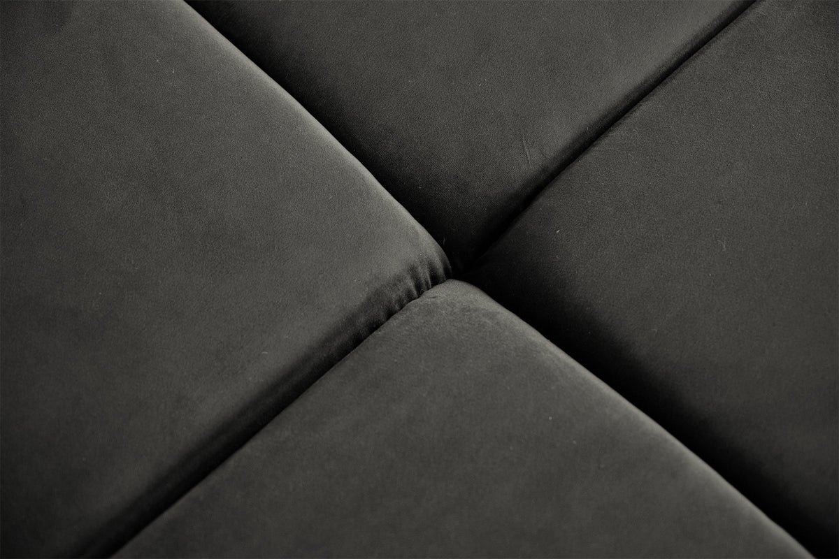 KAWOLA Sofa NEVADA Ecksofa Velvet grau