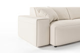KAWOLA Sofa RANI 3-Sitzer Cord cremeweiß