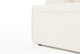 KAWOLA Sofa RANI 3-Sitzer Cord cremeweiß