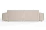 KAWOLA Sofa RANI 3-Sitzer Cord cremeweiß