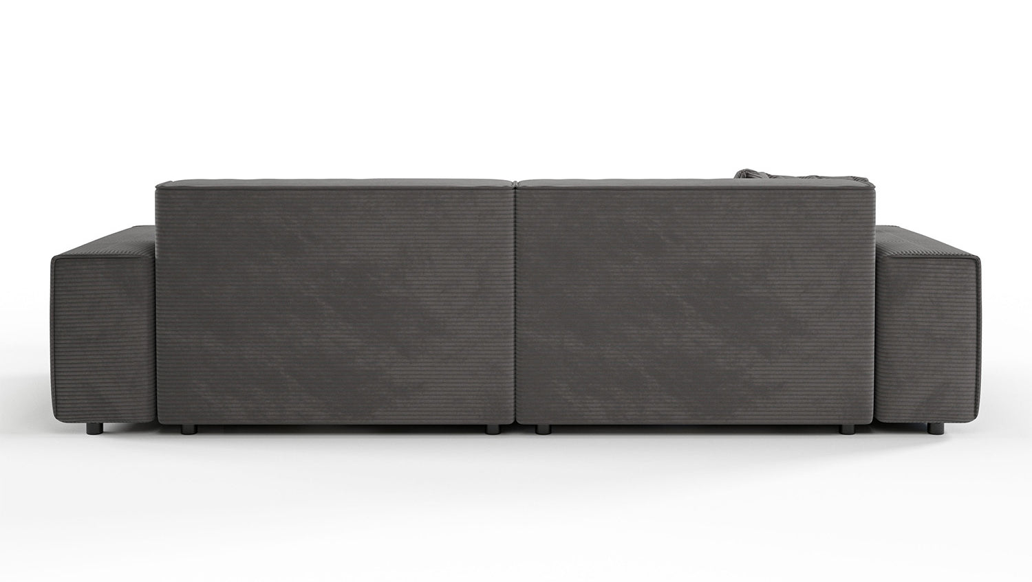 KAWOLA Sofa RANI 3-Sitzer Cord grau