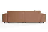 KAWOLA Sofa RANI 3-Sitzer Cord rost