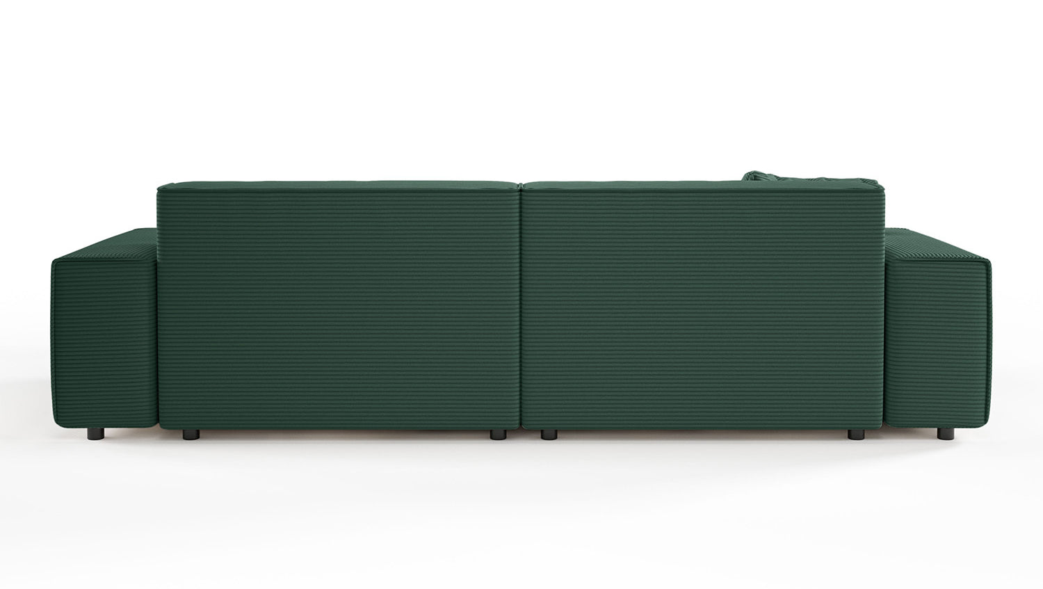 KAWOLA Sofa RANI 3-Sitzer Cord smaragd