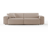 KAWOLA Sofa RANI 3-Sitzer Cord taupe