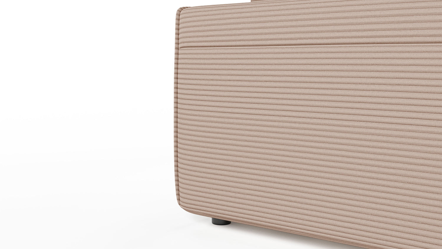 KAWOLA Sofa RANI 3-Sitzer Cord taupe