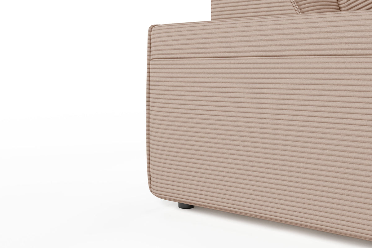 KAWOLA Sofa RANI 3-Sitzer Cord taupe