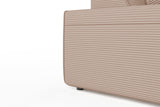 KAWOLA Sofa RANI 3-Sitzer Cord taupe