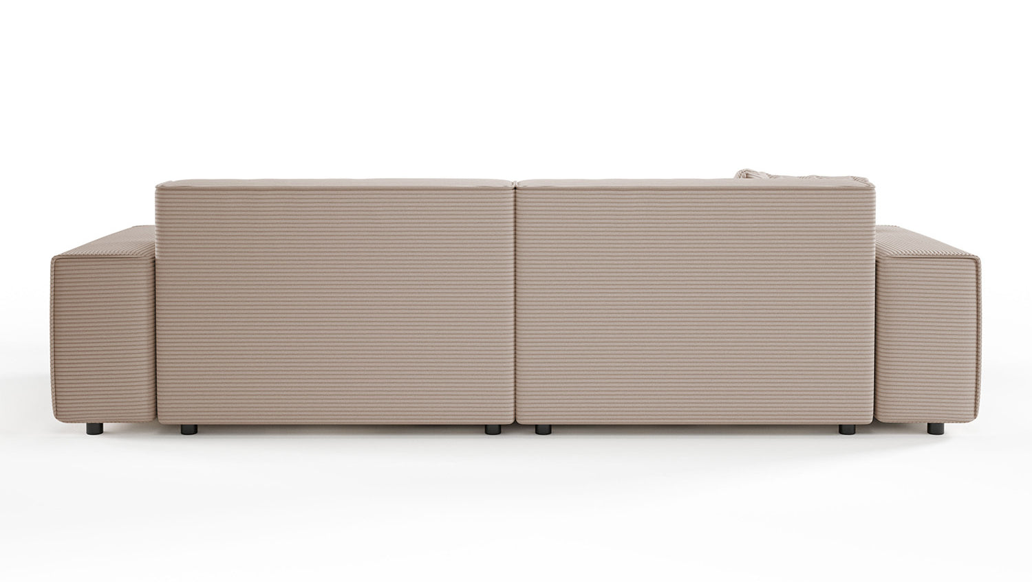 KAWOLA Sofa RANI 3-Sitzer Cord taupe