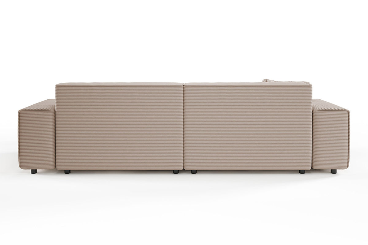 KAWOLA Sofa RANI 3-Sitzer Cord taupe