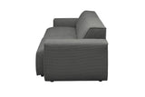 KAWOLA Sofa RANI 3-Sitzer Feincord anthrazit