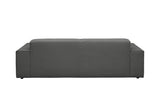 KAWOLA Sofa RANI 3-Sitzer Feincord anthrazit