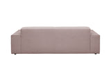 KAWOLA Sofa RANI 3-Sitzer Feincord rosa