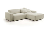 KAWOLA Sofa RANI Ecksofa Feincord beige