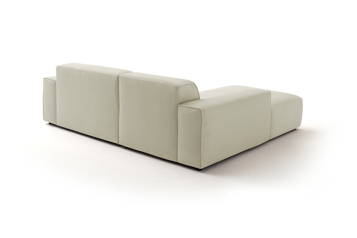 KAWOLA Sofa RANI Ecksofa Feincord beige