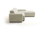 KAWOLA Sofa RANI Ecksofa Feincord beige