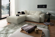 KAWOLA Sofa RANI Ecksofa Feincord beige, Links