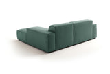 KAWOLA Sofa RANI Ecksofa Feincord grün