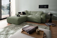 KAWOLA Sofa RANI Ecksofa Feincord olivgrün, Links