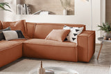 KAWOLA Sofa SAMU Ecksofa Cord rost