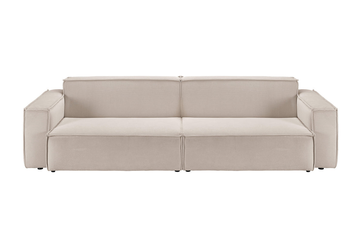 KAWOLA Sofa SAMU Feincord beige