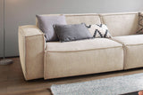 KAWOLA Sofa SAMU Stoff beige