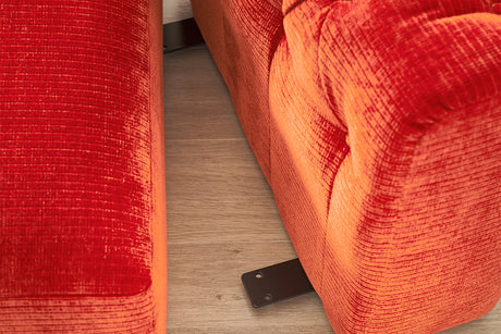KAWOLA Sofa Verbinder-Set SEPHI für Sitzelemente Cord Vintage