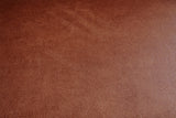KAWOLA Sofa VILNIUS Lederfaserstoff cognac