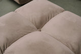 KAWOLA Sofa VIVIEN Ecksofa Velvet sand