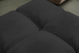 KAWOLA Sofa VIVIEN Ecksofa Velvet schwarz