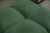 KAWOLA Sofa VIVIEN Ecksofa Velvet smaragd