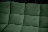 KAWOLA Sofa VIVIEN Ecksofa Velvet smaragd