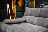 KAWOLA Sofa VIVIEN Ecksofa Velvet stone